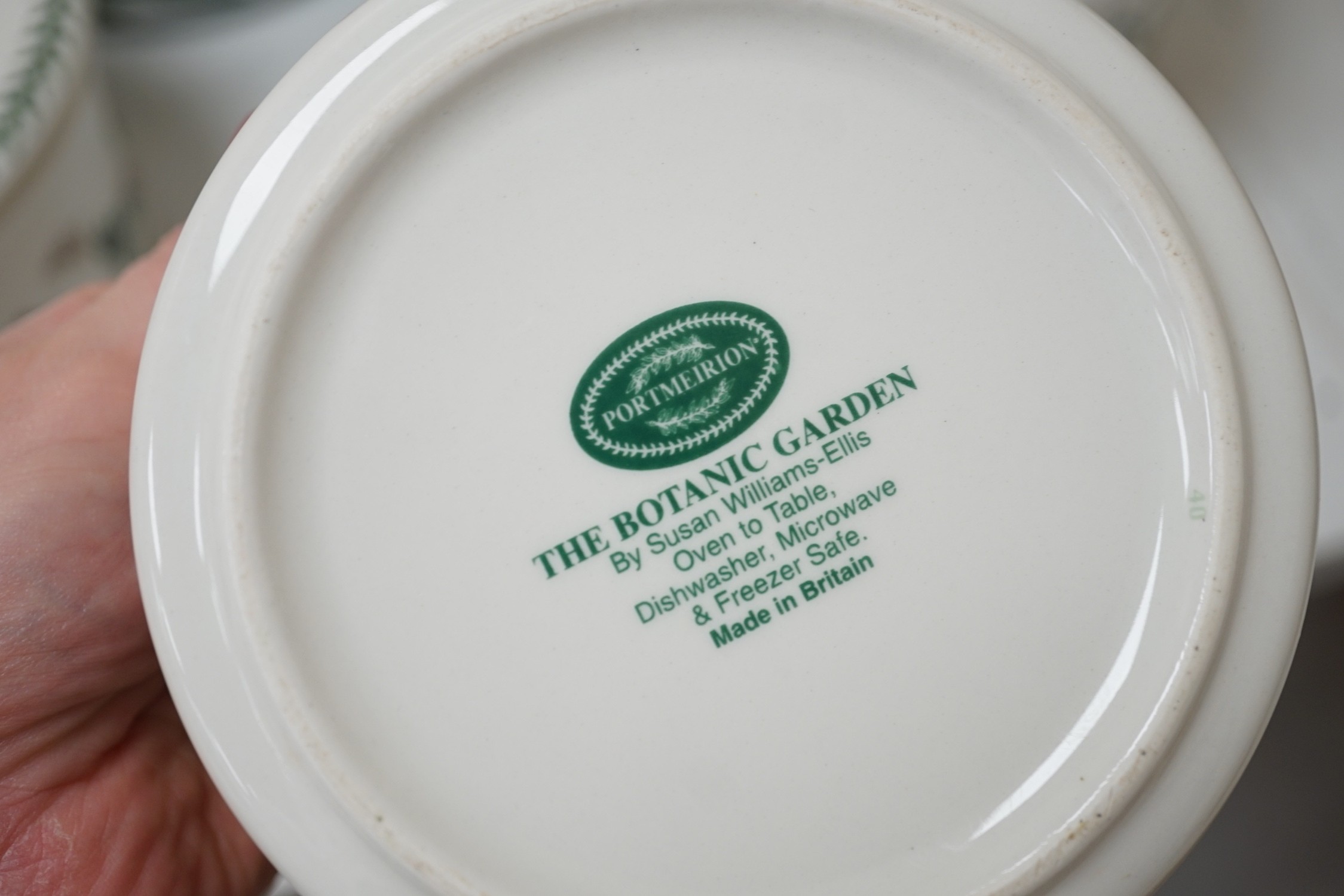 A quantity of Portmeirion wares including pans, flatware, kettle etc.